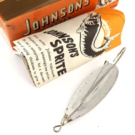 Błystka antyzaczepowa Johnson Silver Minnow, srebro/prawdziwe srebrzenie, 12 g błystka wahadłowa #12059