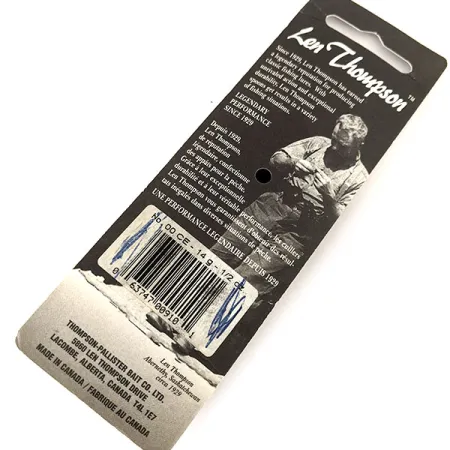 Len Thompson #00, czerwony/biały, 14 g błystka wahadłowa #12062