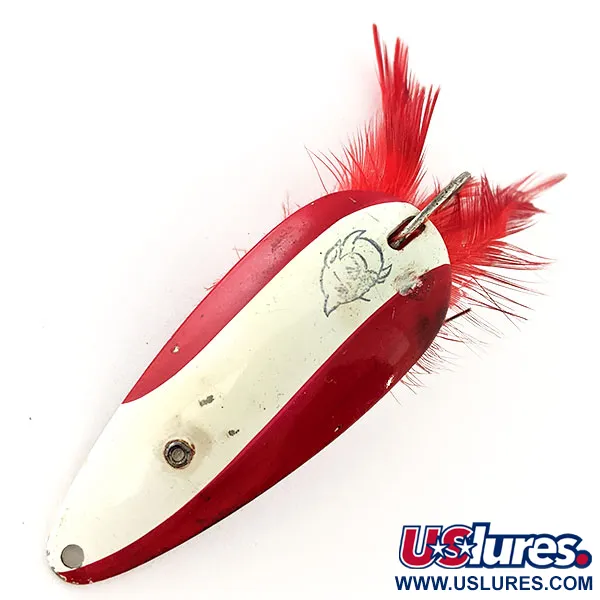 Eppinger Błystka antyzaczepowa Dardevle Dardevlet, czerwony/biały/nikiel, 21 g błystka wahadłowa #12089