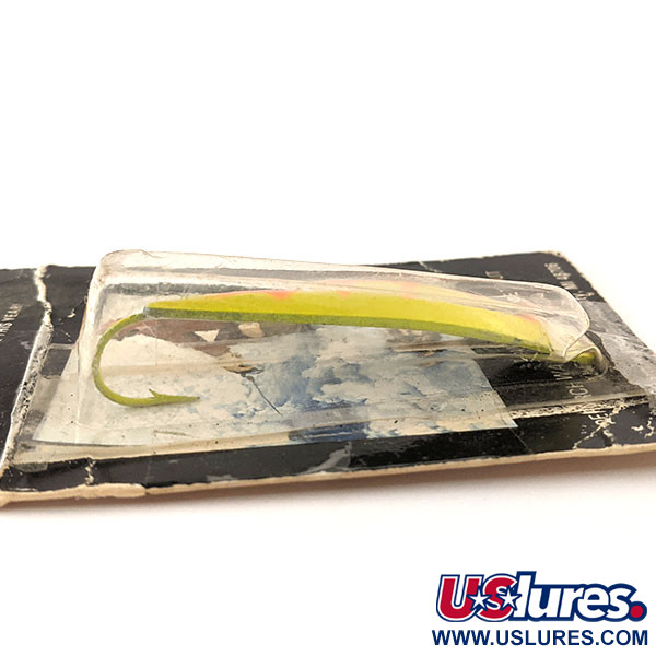 Other G.W's ice fishing Lures, Chartreuse/pomarańczowy, 17 g błystka wahadłowa #12104