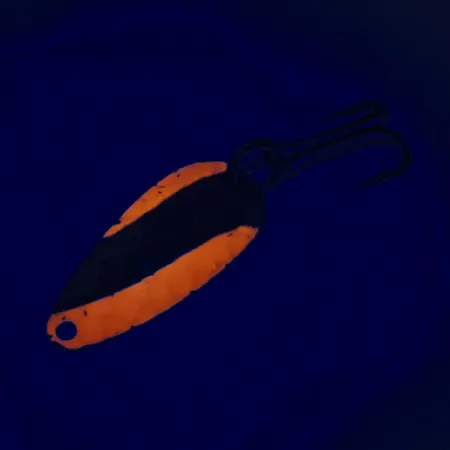 Nebco FlashBait 466​ UV (świeci w ultrafiolecie), nikiel młotkowany/czerwony, 1 g błystka wahadłowa #12115