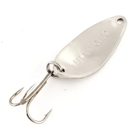 Little Cleo Seneca, nikiel/niebieski, 4 g błystka wahadłowa #12196