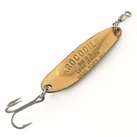 Luhr Jensen Krocodile DIE #3 UV (świeci w ultrafiolecie), młotkowane/czerwony, 10 g błystka wahadłowa #12325