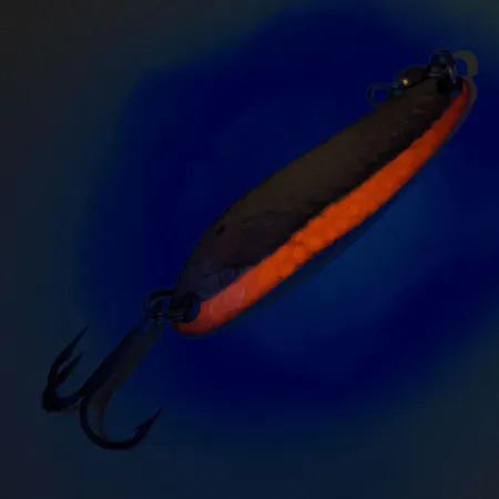 Luhr Jensen Krocodile DIE #3 UV (świeci w ultrafiolecie), młotkowane/czerwony, 10 g błystka wahadłowa #12325