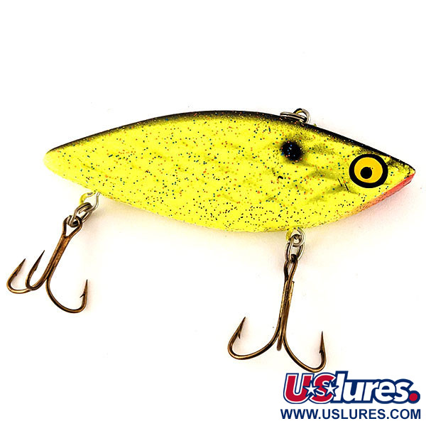  Strike King Diamond Shad UV (świeci w ultrafiolecie), Chartreuse, 14 g wobler #12358