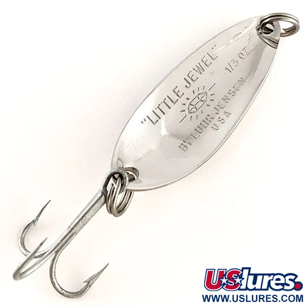 Luhr Jensen Little Jewel, nikiel, 9 g błystka wahadłowa #12378