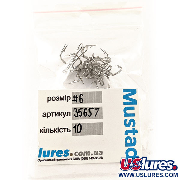  Kotwica Mustad #6 35657, Chrom,  g  #12386