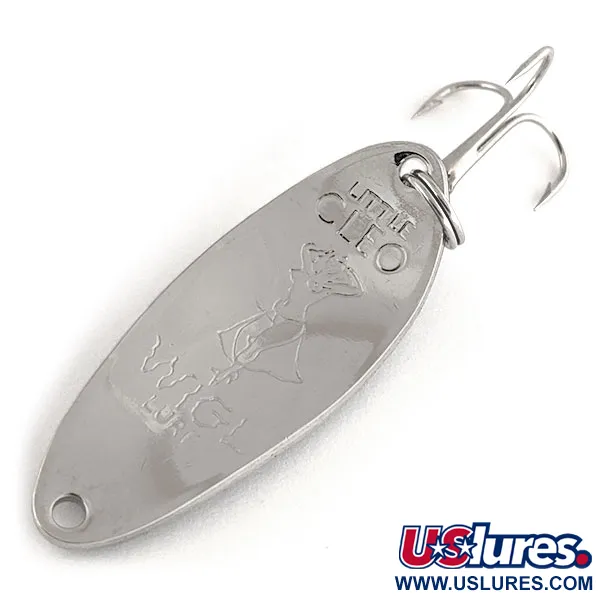 Seneca Little Cleo (Hula Girl), nikiel/niebieski, 10 g błystka wahadłowa #12404