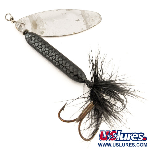 Yakima Bait Worden’s Original Rooster Tail 6, srebrny/czarny, 15 g błystka obrotowa #12417