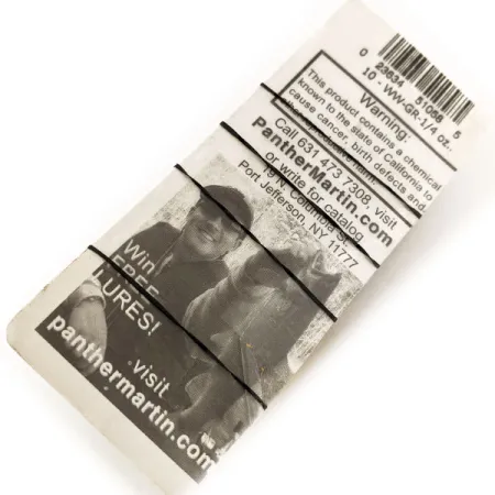 Błystka antyzaczepowa Panther Martin Weed Wing, Piątka diamentów (Five of diamonds), 14 g błystka wahadłowa #12425