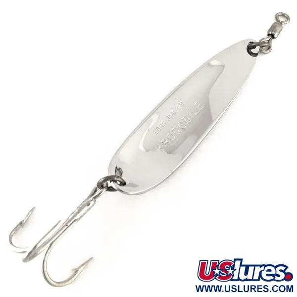 Luhr Jensen Krocodile DIE #5, nikiel, 28 g błystka wahadłowa #12436