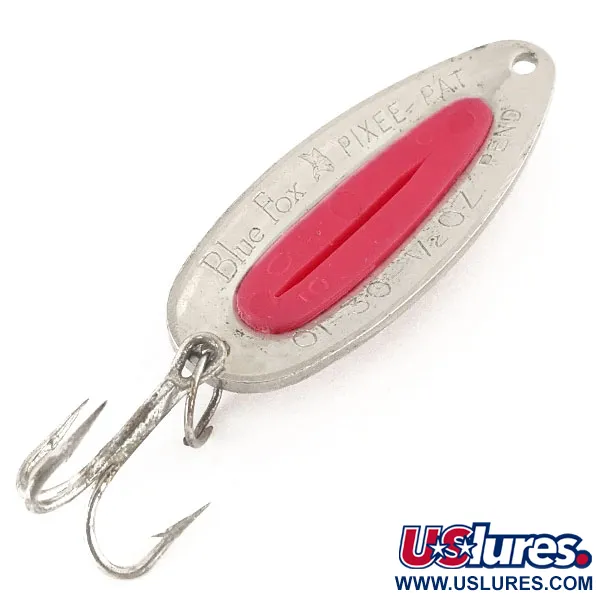 Blue Fox Pixee, młotkowany nikiel/różowy, 14 g błystka wahadłowa #12446