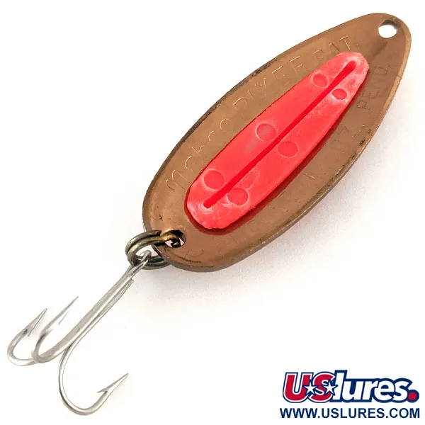  Blue Fox Pixee UV (świeci w ultrafiolecie), młotkowana miedź/róż, 14 g błystka wahadłowa #12447