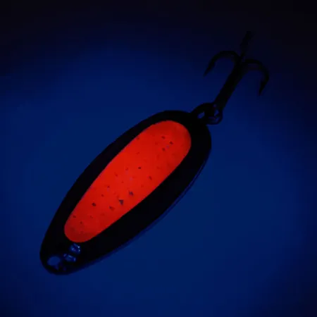 Blue Fox Pixee UV (świeci w ultrafiolecie), młotkowana miedź/róż, 14 g błystka wahadłowa #12447