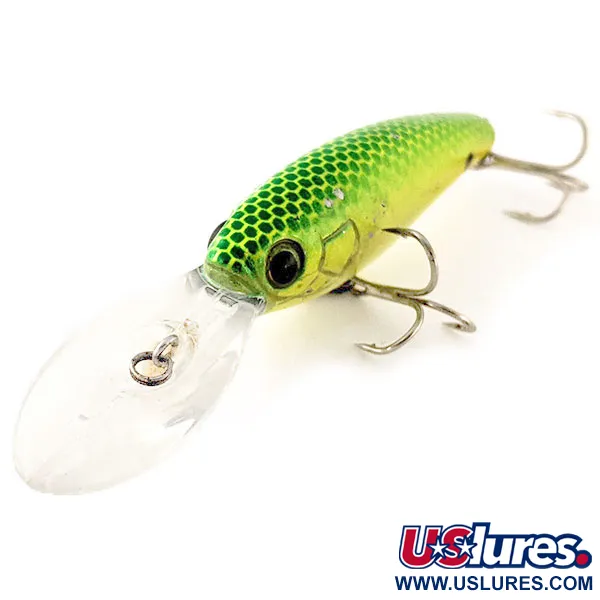 Cotton Cordell Deep Minnow UV (świeci w ultrafiolecie), Chartreuse, 7 g wobler #12459