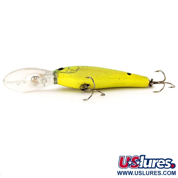 Cotton Cordell Deep Minnow UV (świeci w ultrafiolecie), Chartreuse, 7 g wobler #12459