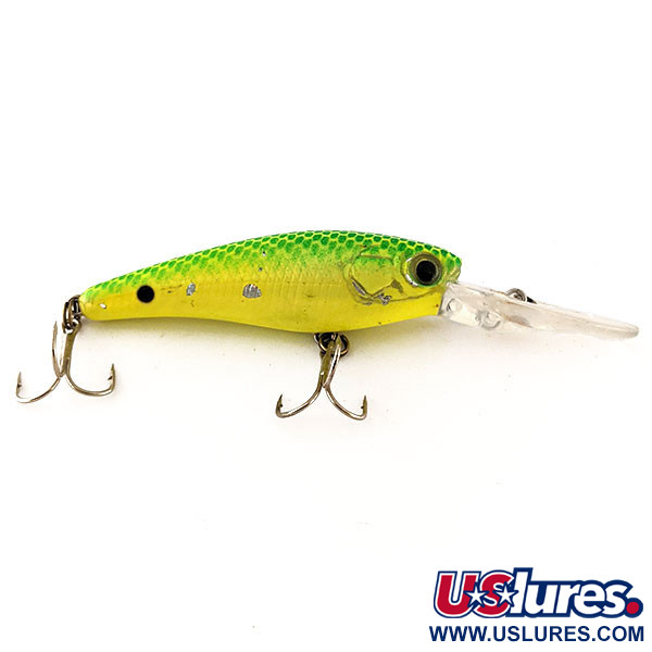  Cotton Cordell Deep Minnow UV (świeci w ultrafiolecie), Chartreuse, 7 g wobler #12459