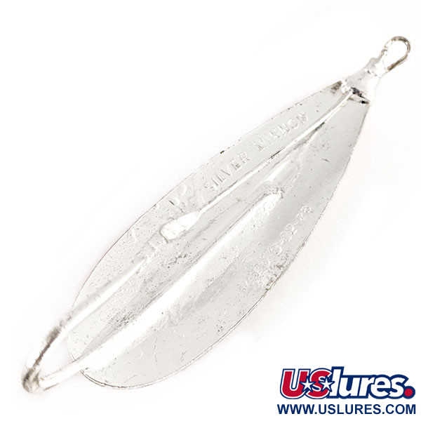  Błystka antyzaczepowa Johnson Silver Minnow UV (świeci w ultrafiolecie), srebrny/pomarańczowy, 12 g błystka wahadłowa #12487