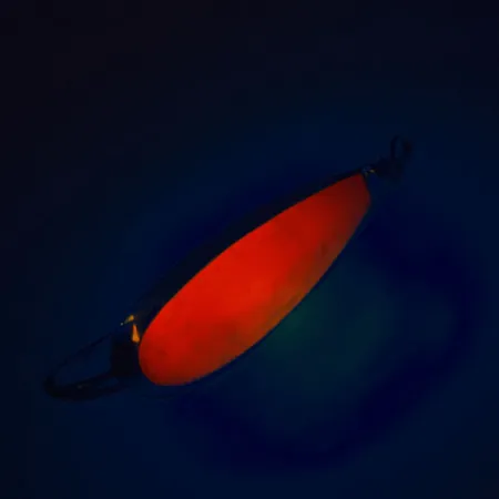 Błystka antyzaczepowa Johnson Silver Minnow UV (świeci w ultrafiolecie), srebrny/pomarańczowy, 12 g błystka wahadłowa #12487