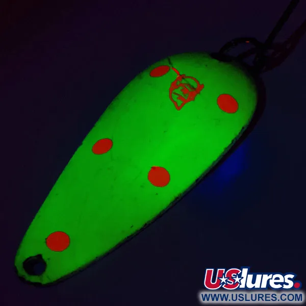 Eppinger Dardevle Imp UV (świeci w ultrafiolecie), żółty/różowy/nikiel, 11 g błystka wahadłowa #12513