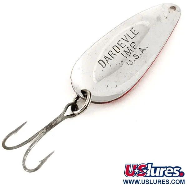 Eppinger Dardevle Imp, czerwony/biały/nikiel, 11 g błystka wahadłowa #12514