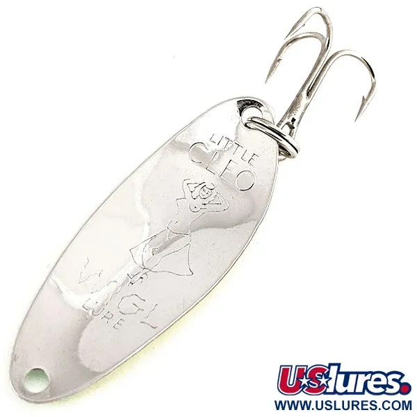 Seneca Little Cleo (Hula Girl) trollingowa UV (świeci w ultrafiolecie), żółty zielony, 4 g błystka wahadłowa #12518