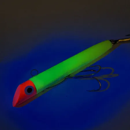 Sea Striker Got-Cha Gotcha G100 Series UV (świeci w ultrafiolecie), Chartreuse/czerwony, 28 g błystka wahadłowa #12563