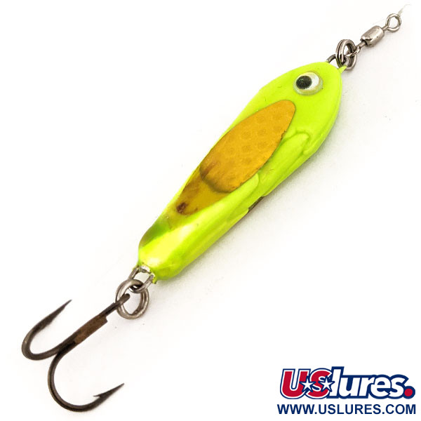 Other Bubba-Baits Zig Zag Spoon, pilker, Chartreuse, 25 g błystka wahadłowa #12572