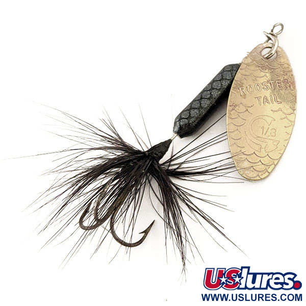 Yakima Bait Worden’s Original Rooster Tail, srebrny/czarny, 3,54 g błystka obrotowa #12606