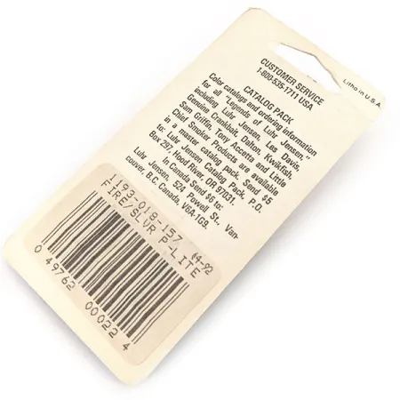 Luhr Jensen Hus-lure, pomarańczowy/nikiel, 4 g błystka wahadłowa #12673