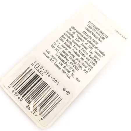 Luhr Jensen Lil' Kroc (Krocodile Stubby), nikiel, 4,5 g błystka wahadłowa #12685