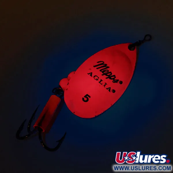  Mepps Aglia 5 Hot Pink UV (świeci w ultrafiolecie), Gorący różowy, 14 g błystka obrotowa #12695
