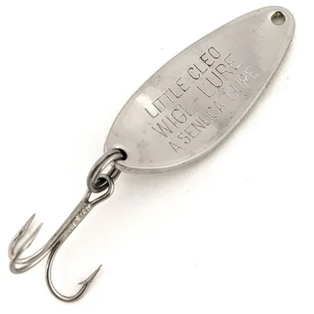 Little Cleo Seneca (świeci w ciemności), biały/nikiel/zielony, 7 g błystka wahadłowa #12745