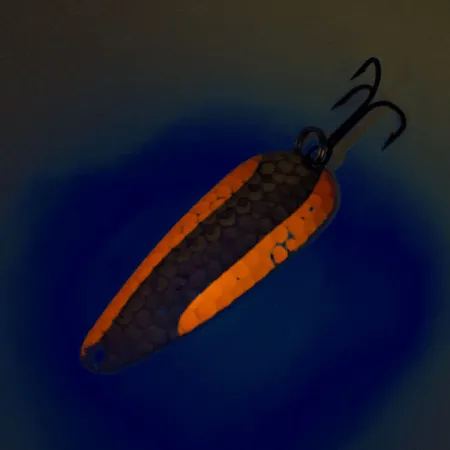 Acme Wonderlure UV (świeci w ultrafiolecie), młotkowany złoty/pomarańczowy, 11 g błystka wahadłowa #12751