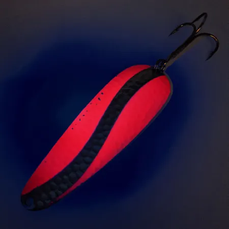 Worth Chippewa Steel Spoon UV, nikiel/różowy UV, 28 g błystka wahadłowa #19955