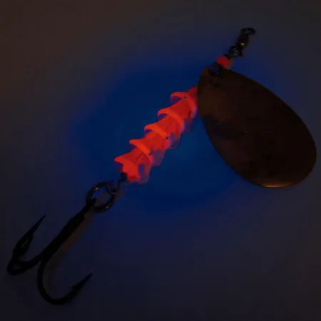 Luhr Jensen TEE Spoon, złoty/czerwony, 14 g błystka obrotowa #12760