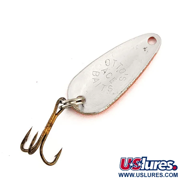 Other Otto's Ace UV (świeci w ultrafiolecie), srebrny/pomarańczowy, 3 g błystka wahadłowa #12763