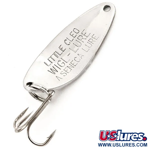 Little Cleo Seneca, nikiel/zielony, 7 g błystka wahadłowa #12784