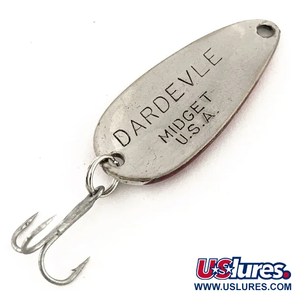 Eppinger Dardevle Midget, czerwony/biały/nikiel, 6 g błystka wahadłowa #12821