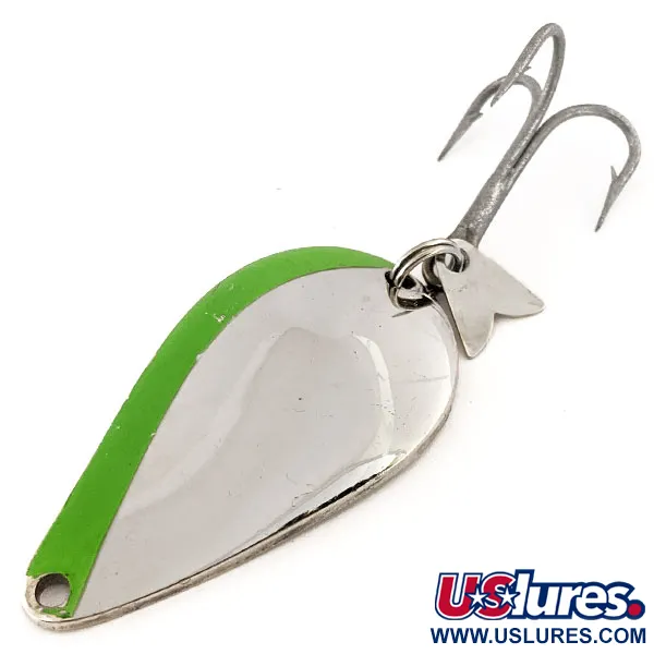 Acme K.O. Wobbler, nikiel/zielony, 21 g błystka wahadłowa #12828