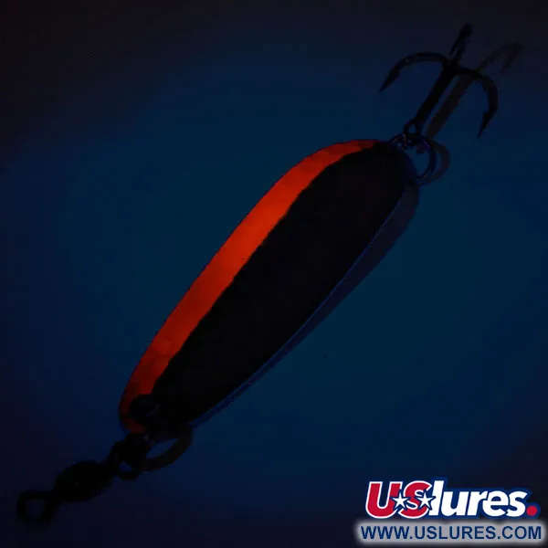 Luhr Jensen Krocodile DIE #3, nikiel młotkowany/czerwony, 10 g błystka wahadłowa #12853