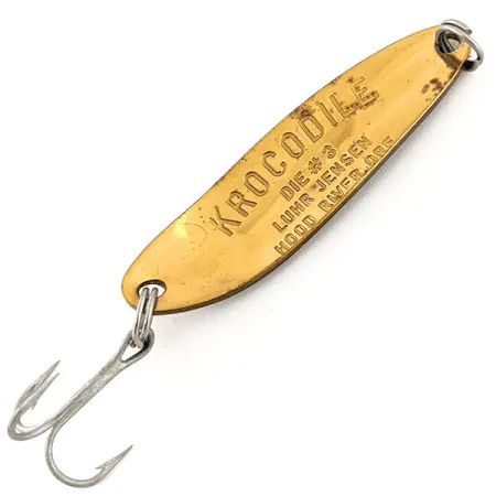 Luhr Jensen Krocodile DIE #3, żółty/czarny/złoty, 10 g błystka wahadłowa #12880