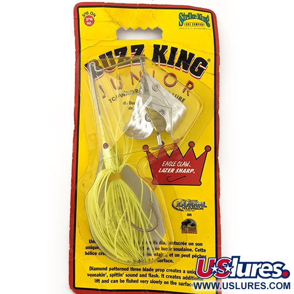  Strike King Buzzbait Buzz King, nikiel/szary, 14 g  #12891