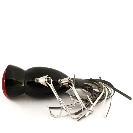 Fred Arbogast Hula Popper, czarny, 14 g wobler #12917