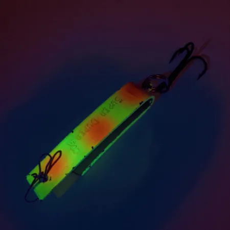 South Bend Super-Duper 503 UV (świeci w ultrafiolecie), czerwony/żółty, 4,3 g błystka wahadłowa #12941