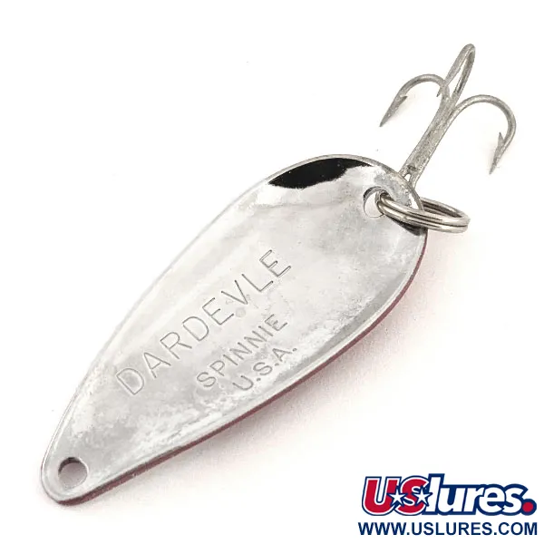 Eppinger Dardevle Spinnie, czerwony/biały/nikiel, 9 g błystka wahadłowa #12951