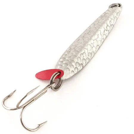 Bay de Noc Swedish Pimple, młotkowany nikiel, 28 g błystka wahadłowa #12966