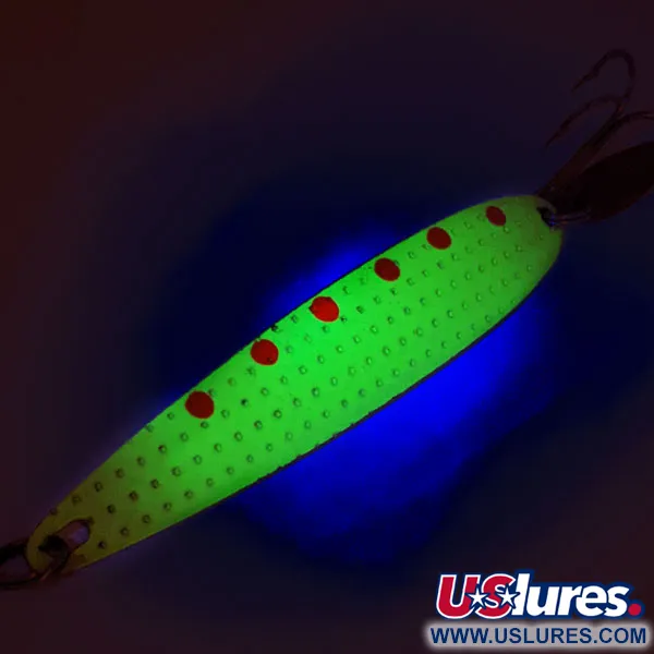 Bay de Noc Bay De Noc Laker Taker UV (świeci w ultrafiolecie), nikiel/czerwony/żółty, 21 g błystka wahadłowa #12973