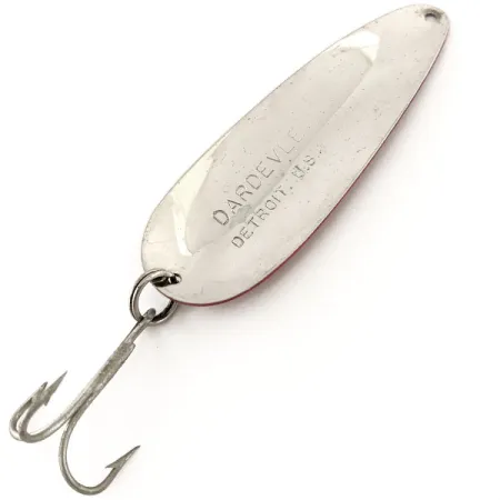 Eppinger Dardevle, czerwony/biały/nikiel, 28 g błystka wahadłowa #12981