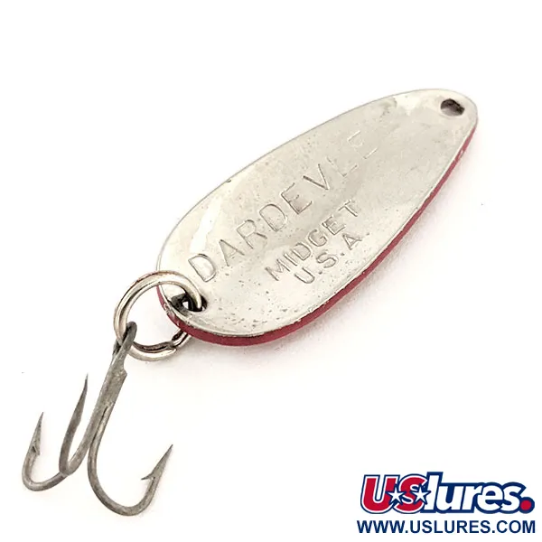 Eppinger Dardevle Midget, czerwony/biały/nikiel, 6 g błystka wahadłowa #12982